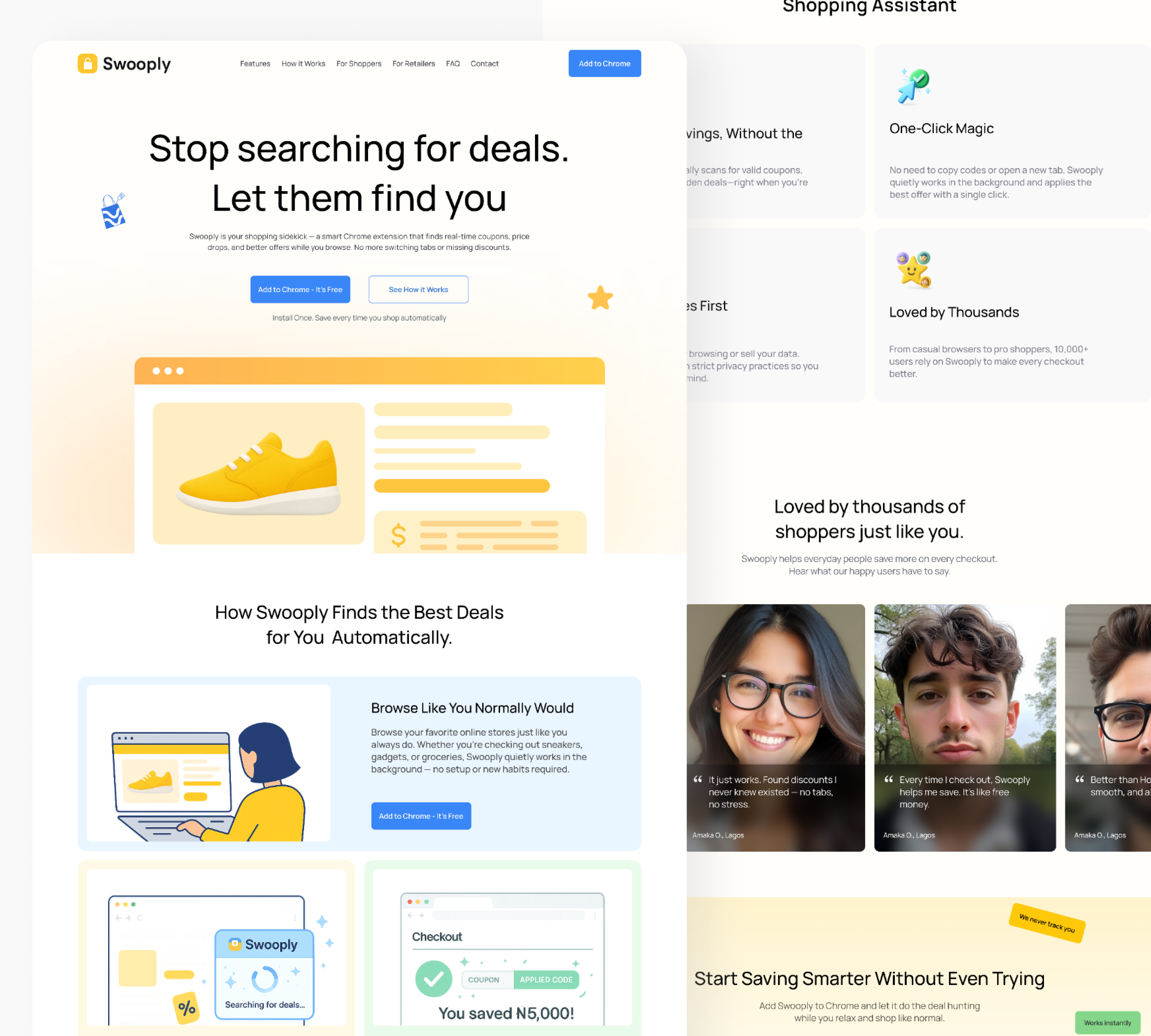 Ecommerce Extension Dashboard - Streamlined e-commerce interface